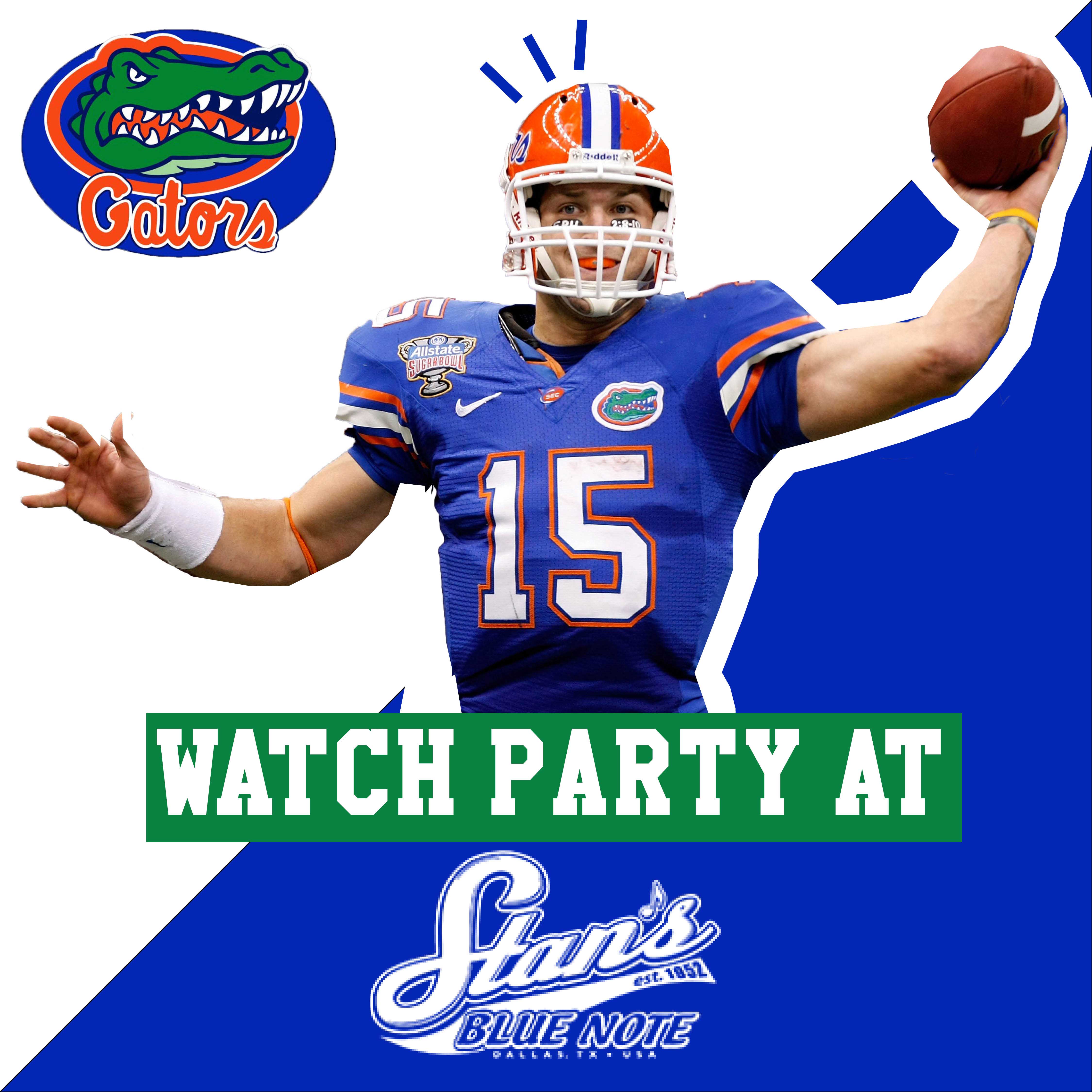 University of Florida Gators Official Watch Party – Stan's Blue Note